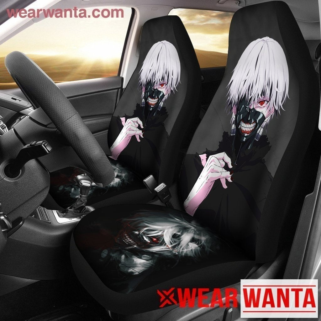 Ken Kaneki Anime Tokyo Ghoul Car Seat Covers Custom NH10-Gear Wanta