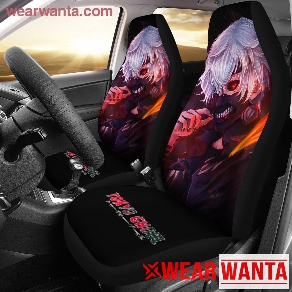 Ken Kaneki Tokyo Ghoul Anime Car Seat Covers Custom NH10-Gear Wanta