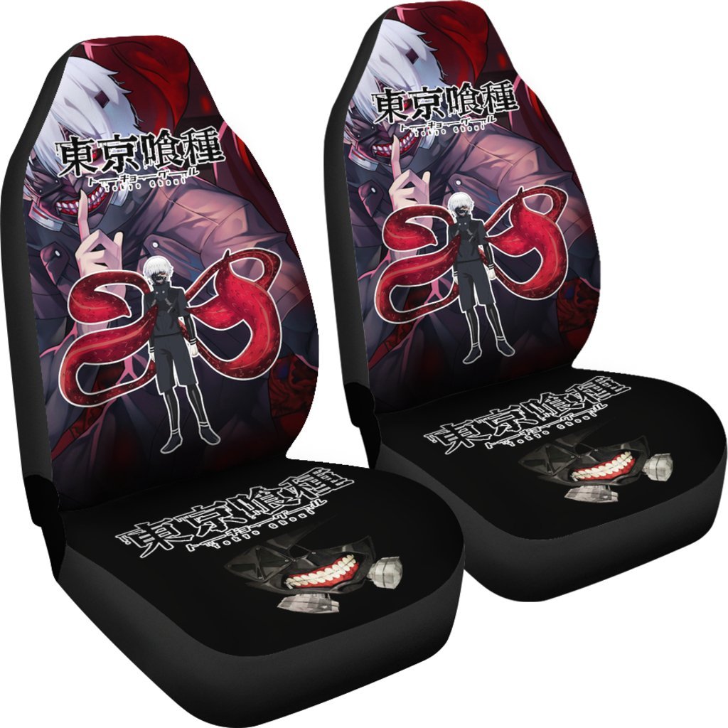 Ken Kaneki Tokyo Ghoul Car Seat Covers Anime-Gear Wanta