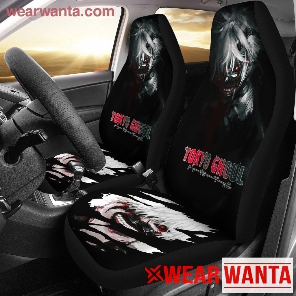 Ken Kaneki Tokyo Ghoul Car Seat Covers For Anime Fan NH10-Gear Wanta