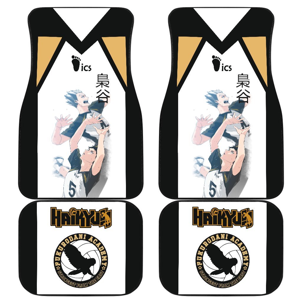 Kenji Fukurodani Haikiyuu!! Uniform Style Car Floor Mats Gift Love Anime-Gear Wanta