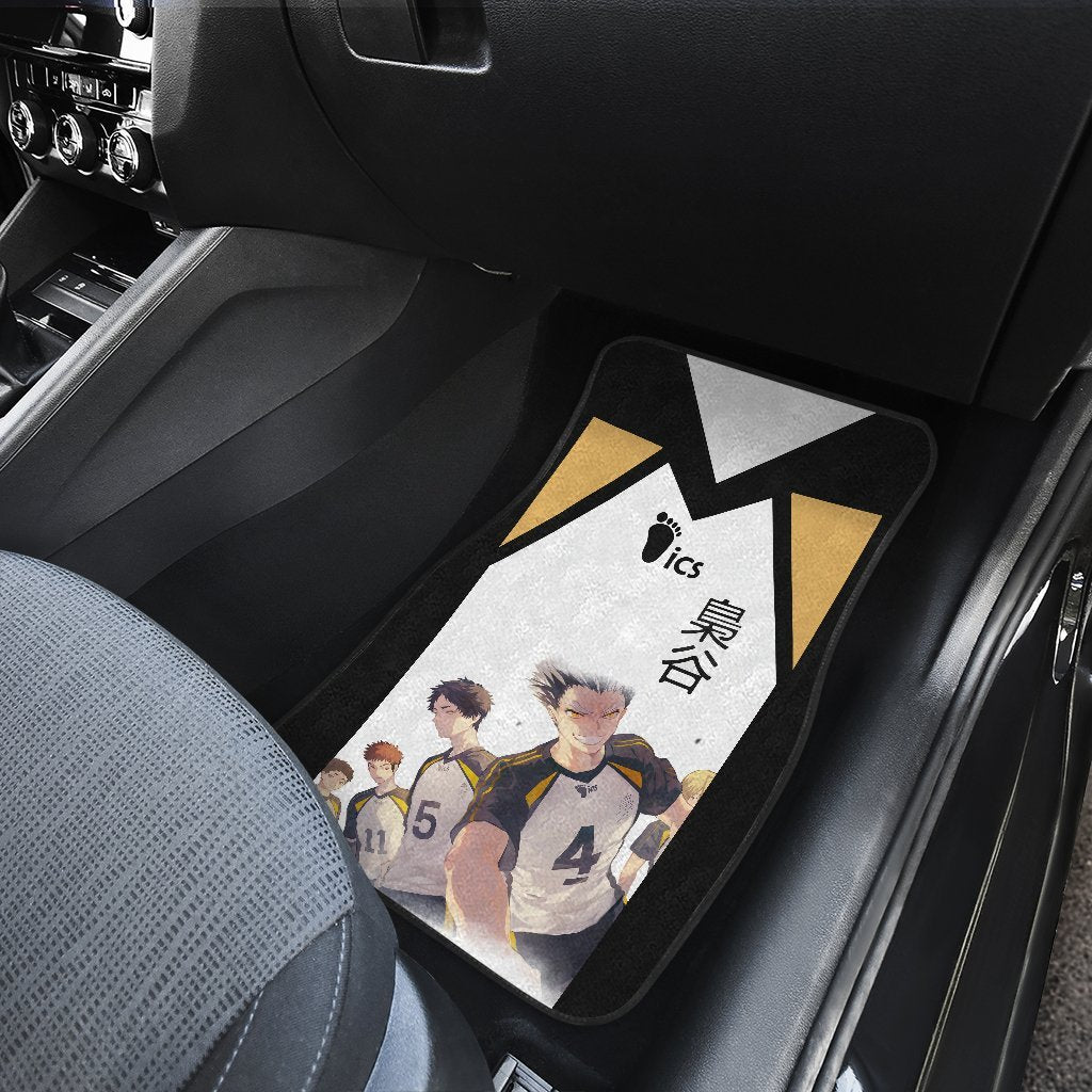 Kenji Fukurodani Haikyuu!! Uniform Style Car Floor Mats Gift Anime-Gear Wanta