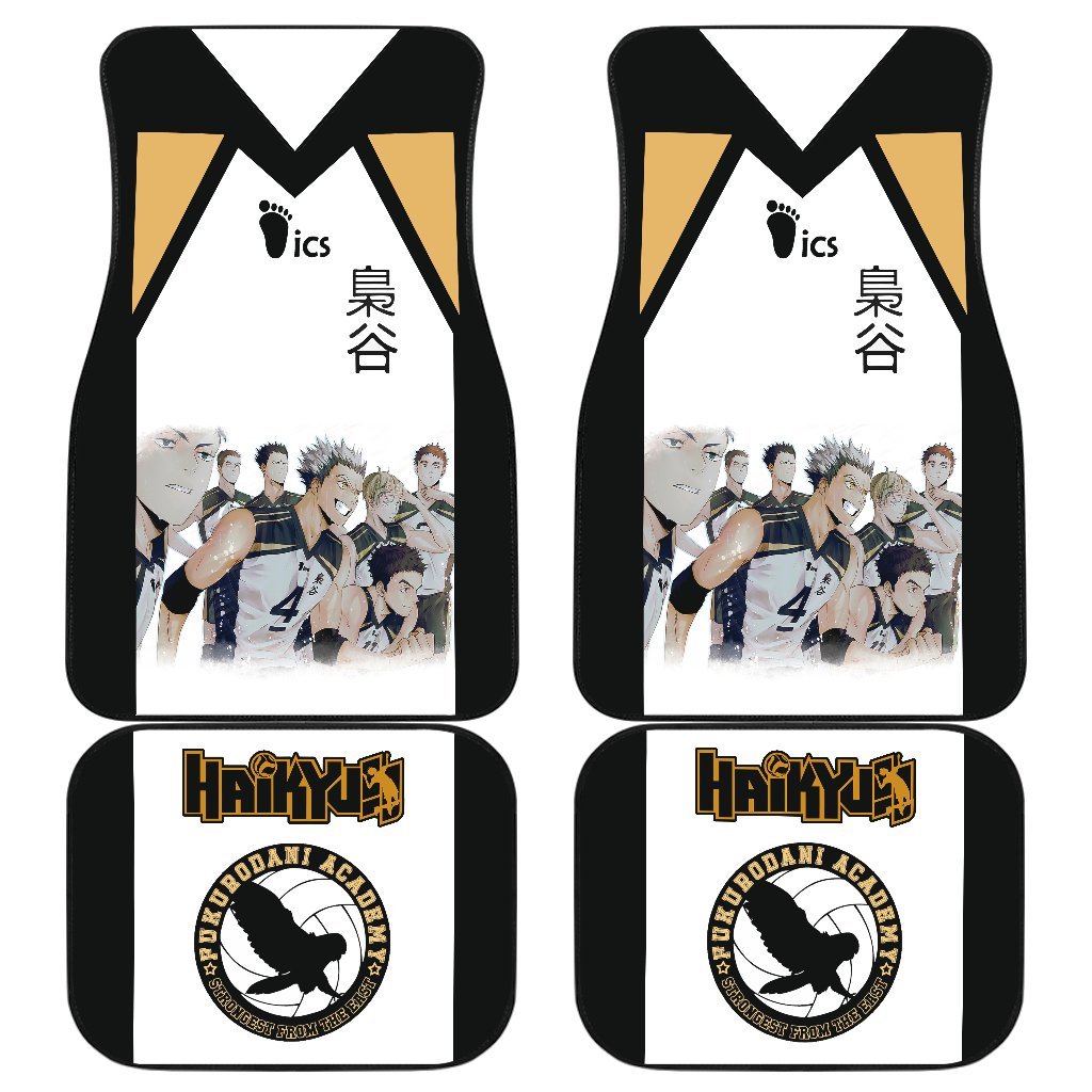 Kenji Fukurodani Haikyuu!! Uniform Style Car Floor Mats Gift Like Anime-Gear Wanta