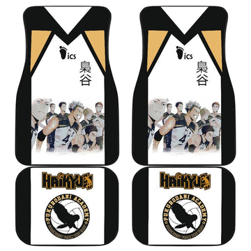 Kenji Fukurodani Haikyuu!! Uniform Style Car Floor Mats Gift Like Anime-Gear Wanta
