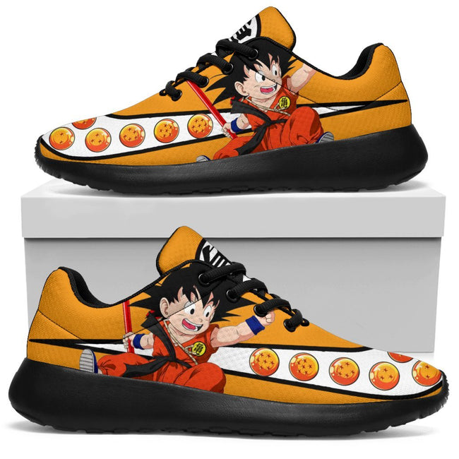 Kid Goku Sneakers Dragon Ball Shoes Anime Custom Idea PT03-Gear Wanta