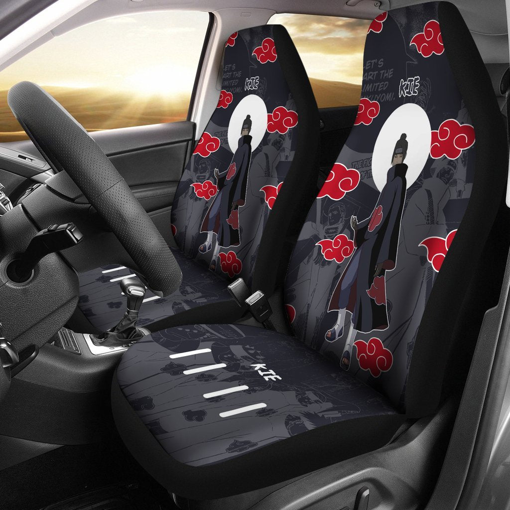 Kie NRT Akatsuki Members Car Seat Covers Custom Anime Car Accessories-Gear Wanta