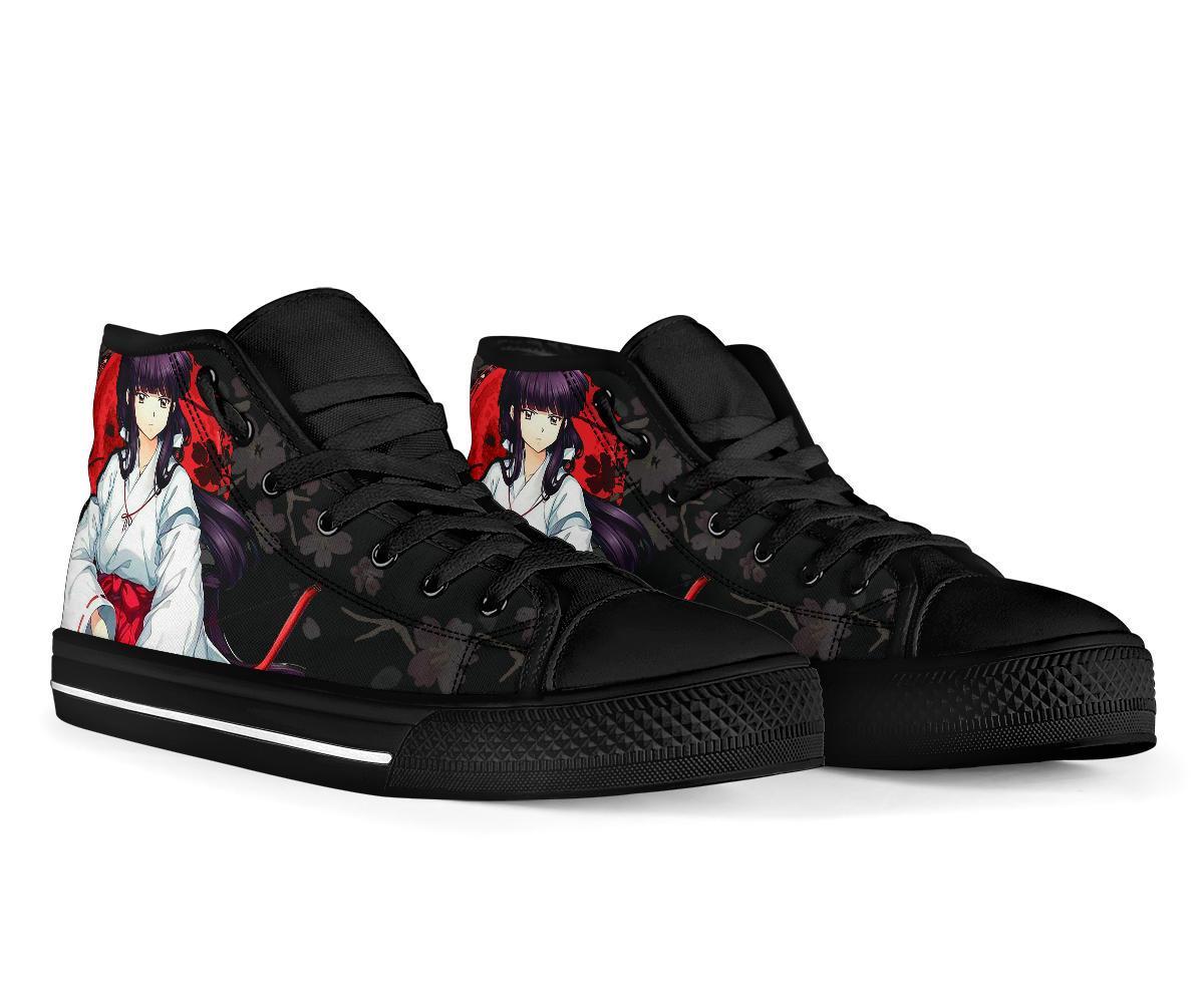 Kikyo Inuyasha Sneakers Anime High Top Shoes Custom PT20-Gear Wanta