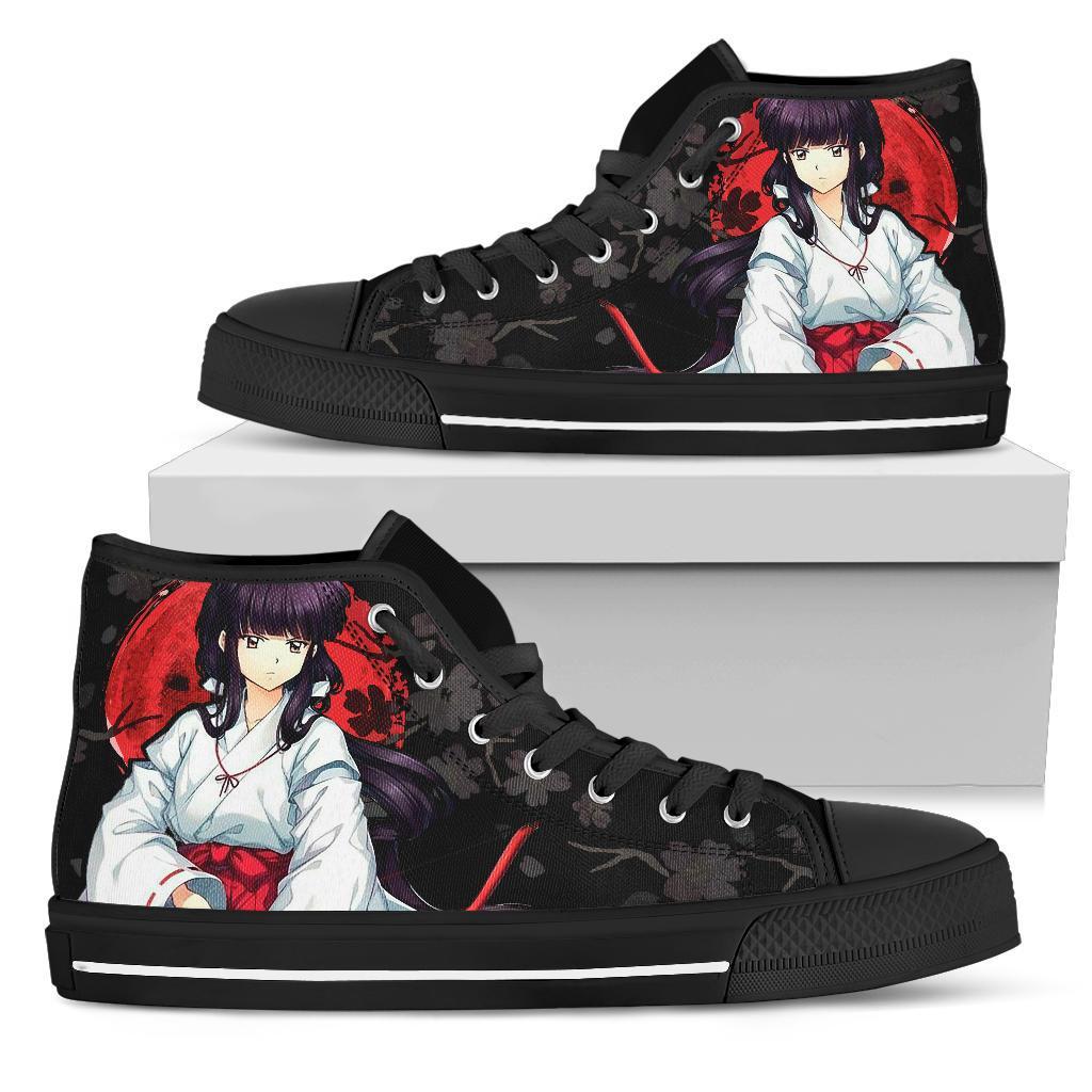 Kikyo Inuyasha Sneakers Anime High Top Shoes Custom PT20-Gear Wanta