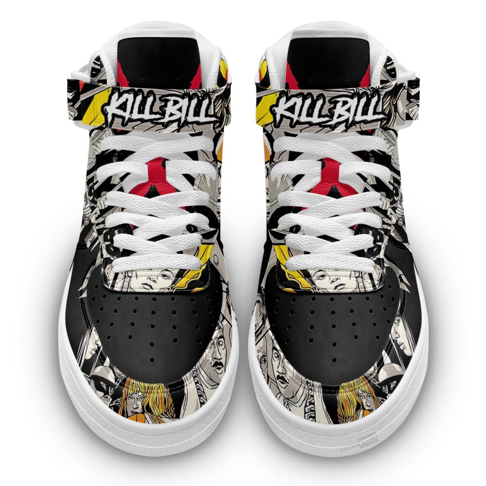Kill Bill Air Mid Shoes Custom The Bride Sneakers-Gear Wanta