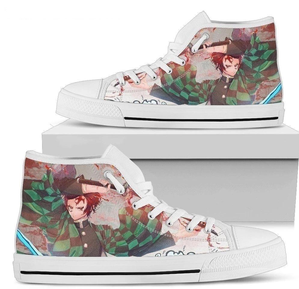 Kimetsu No Yaiba Tanjirou Anime High Top Shoes NH10-Gear Wanta