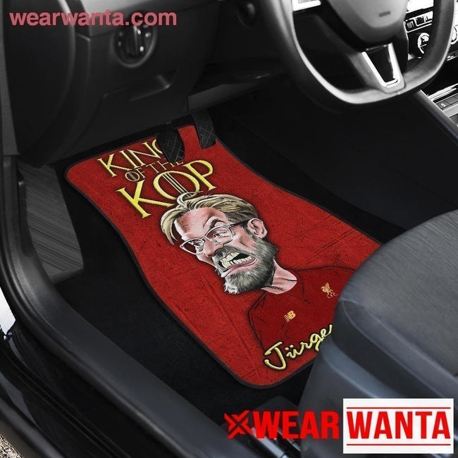 King Of The Kop Jurgen Klopp Liverpool Car Floor Mats-Gear Wanta