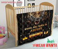 Kings Are Born In August Birthday Tigers Quilt Blanket For Men-Gear Wanta