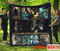 Kings Are Born In September Birthday Quilt Blanket Wolf Lover Gift-Gear Wanta