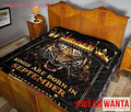 Kings Are Born In September Birthday Tiger Quilt Blanket For Men-Gear Wanta