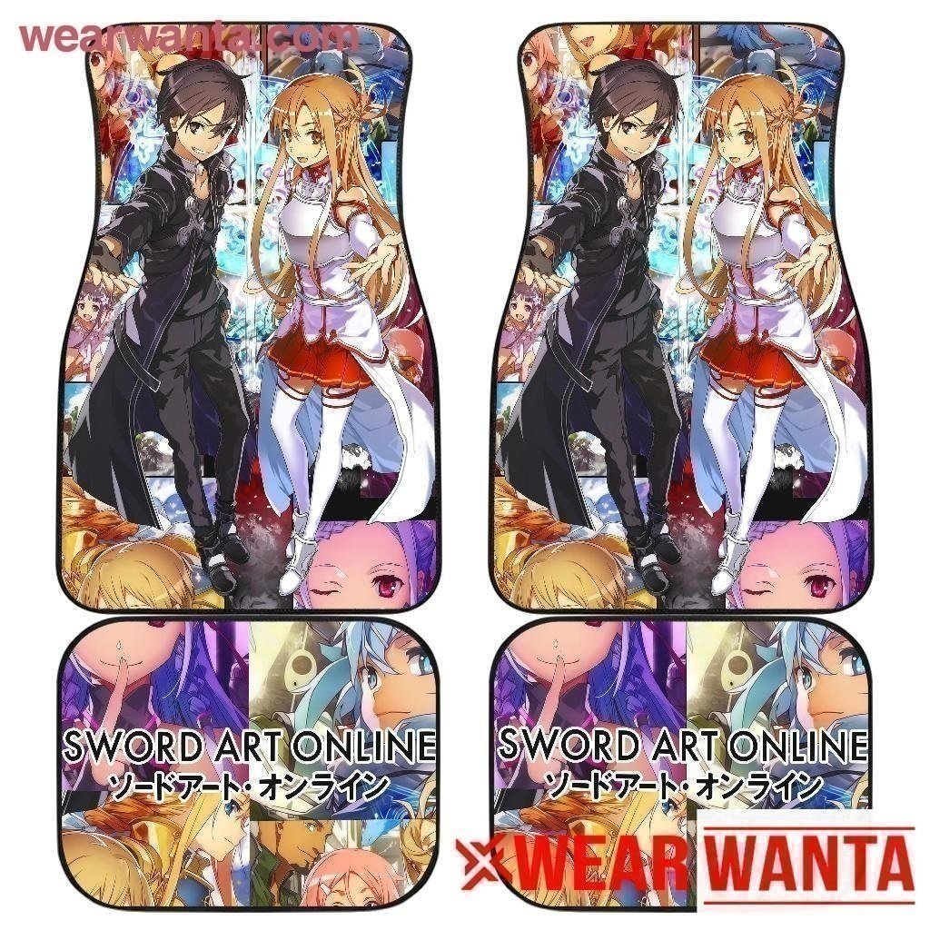 Kirito & Asuna Sword Art Online Car Floor Mats MN05-Gear Wanta