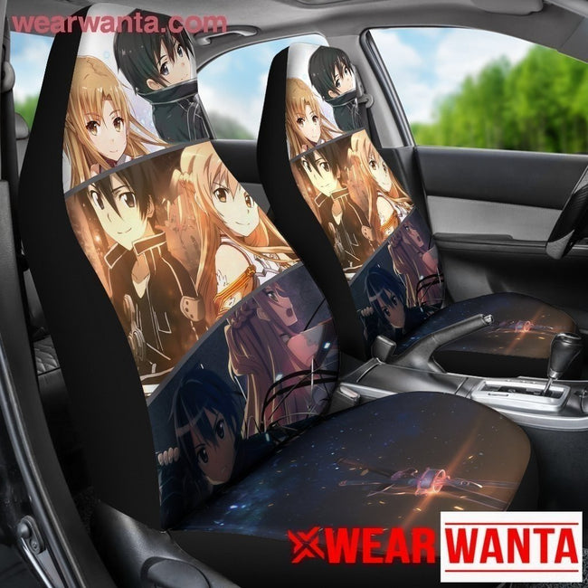 Kirito & Asuna Sword Art Online Car Seat Covers MN05-Gear Wanta