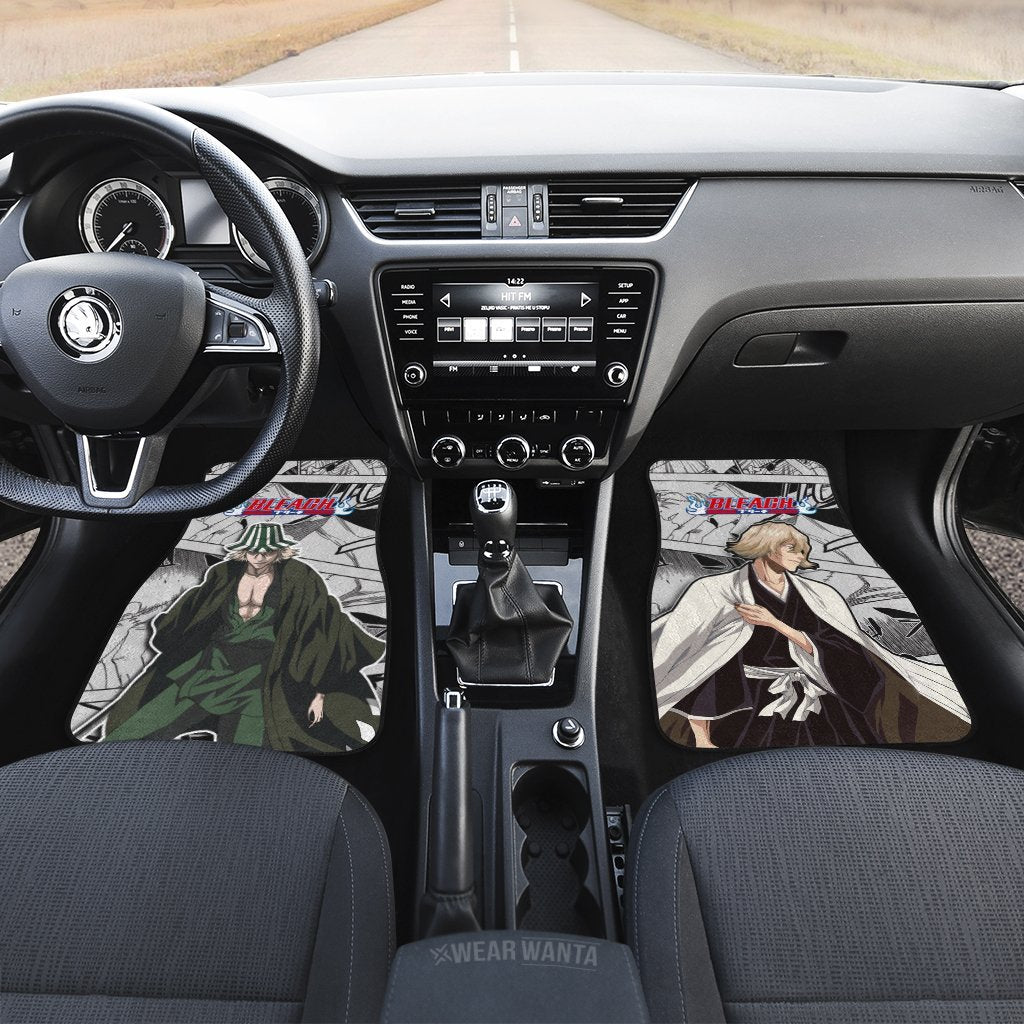 Kisuke Urahara Car Floor Mats Custom Bankai Style Bleach Manga Mix Anime Car Accessories Anime Gifts-Gear Wanta