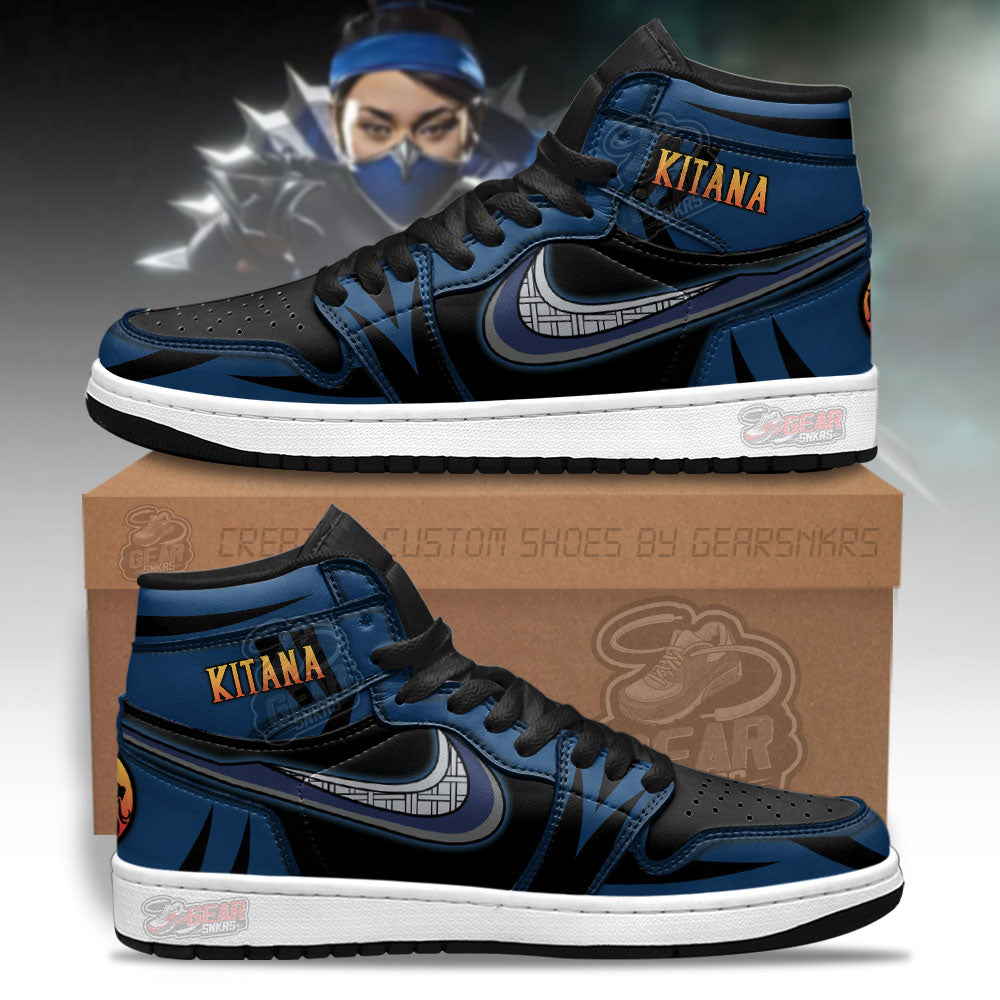 Kitana Fans Mortal Kombat Shoes Custom For Fans-Gear Wanta