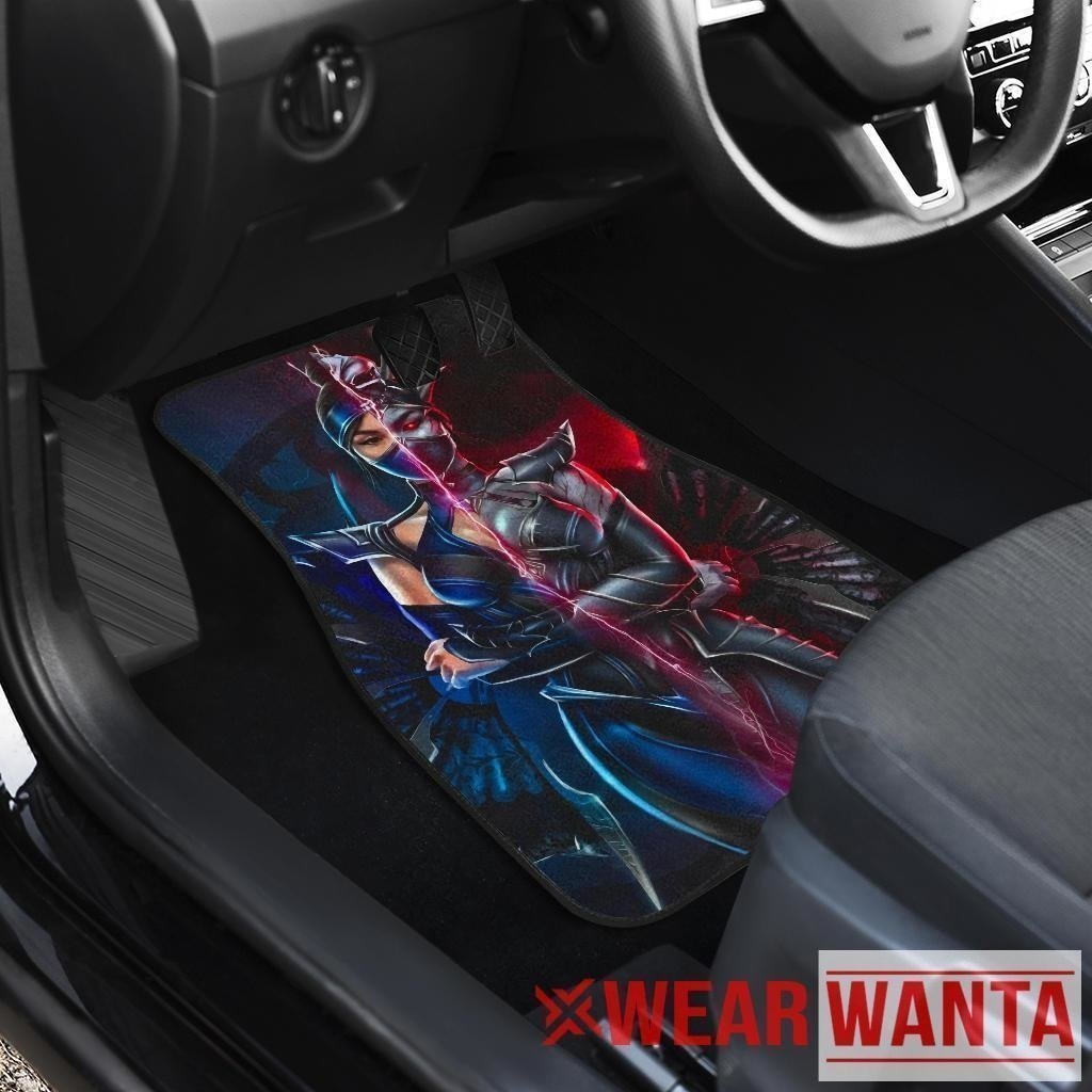 Kitana Mortal Kombat Car Floor Mats Custom Idea-Gear Wanta