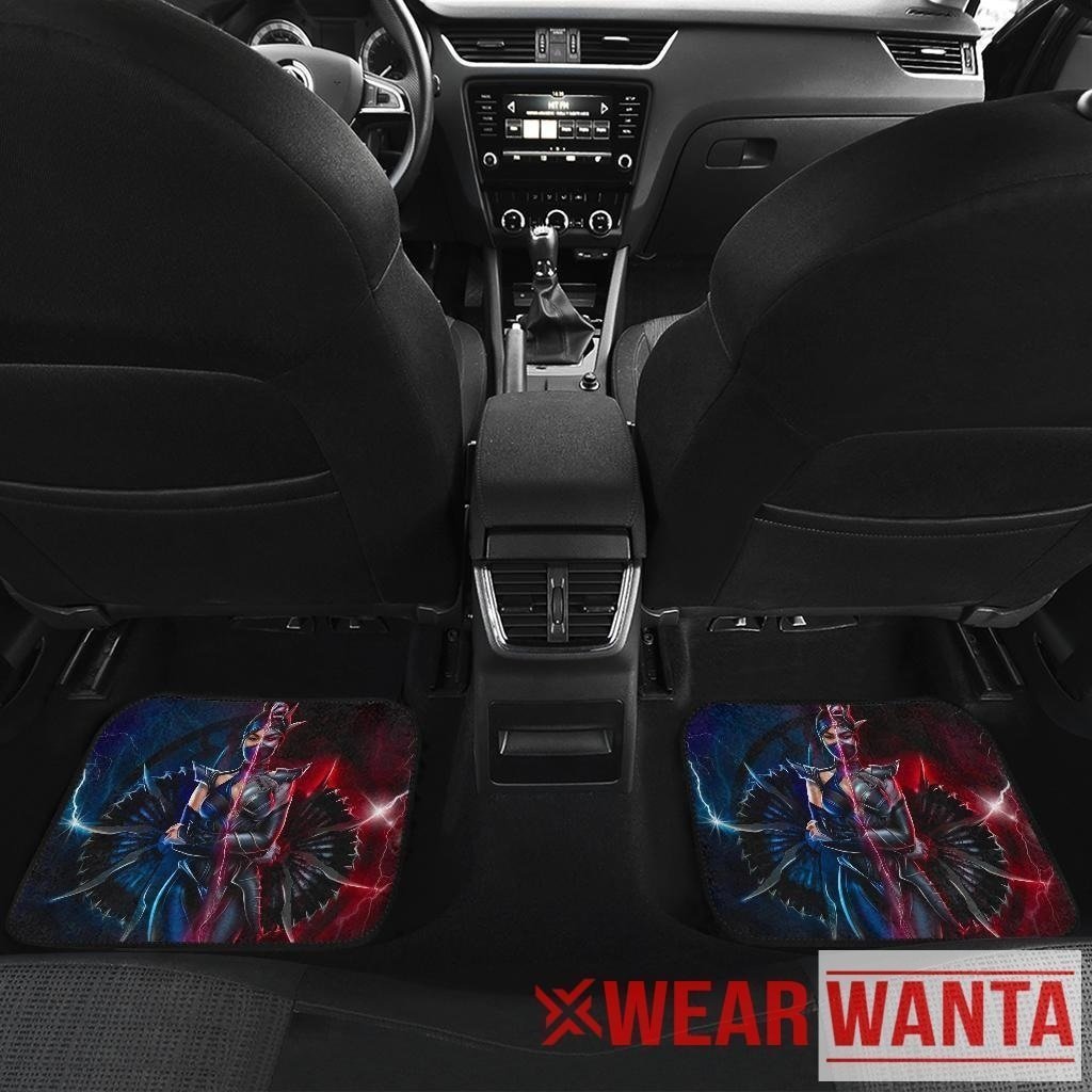 Kitana Mortal Kombat Car Floor Mats Custom Idea-Gear Wanta