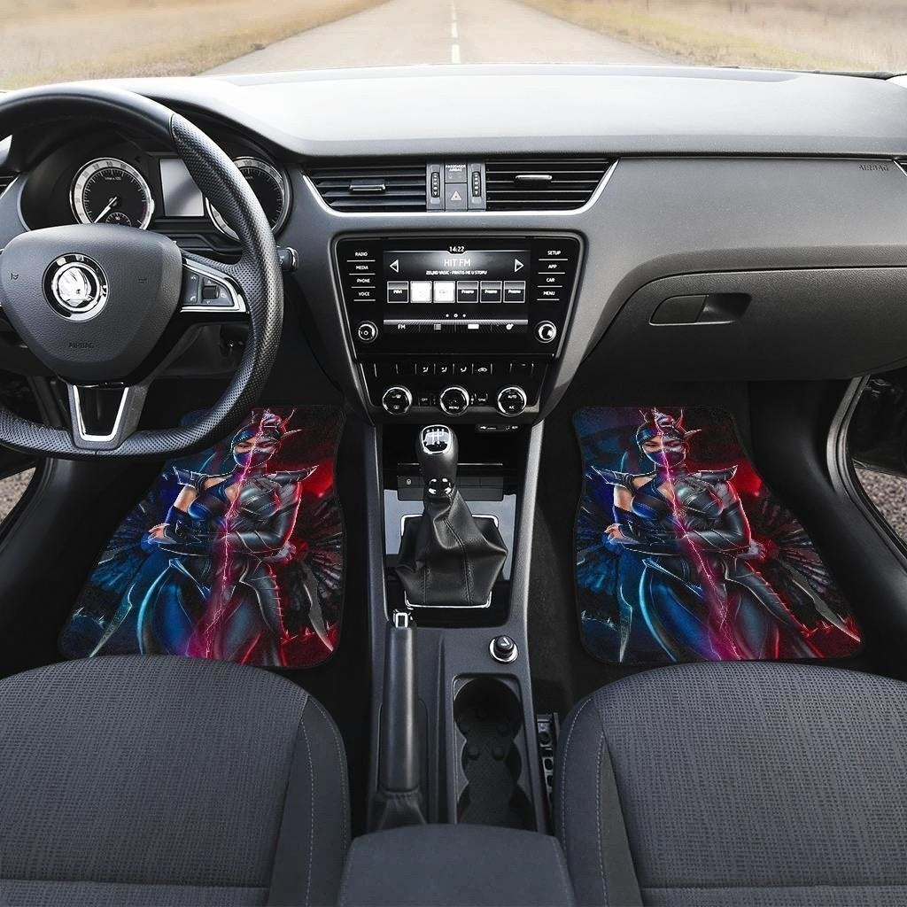 Kitana Mortal Kombat Car Floor Mats Custom Idea-Gear Wanta