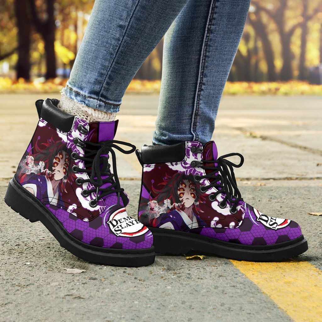 Kokushibou Boots Shoes Demon Slayer Anime Custom TT12-Gear Wanta