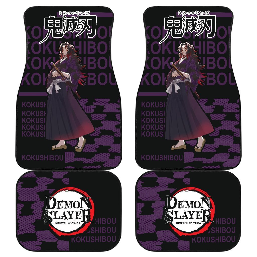 Kokushibou Demon Slayer Car Floor Mats Gift Anime-Gear Wanta