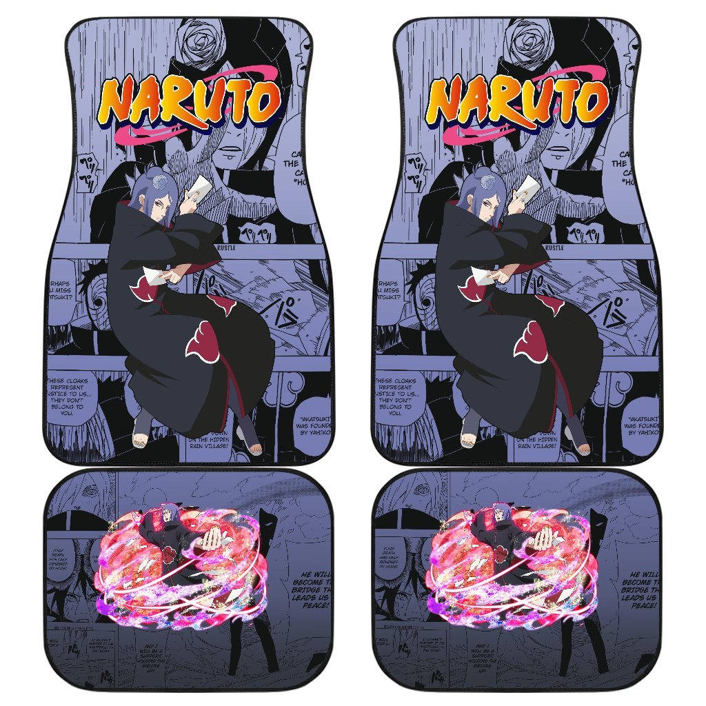 Konan NRT Car Floor Mats Gift For Cool Fan Anime-Gear Wanta