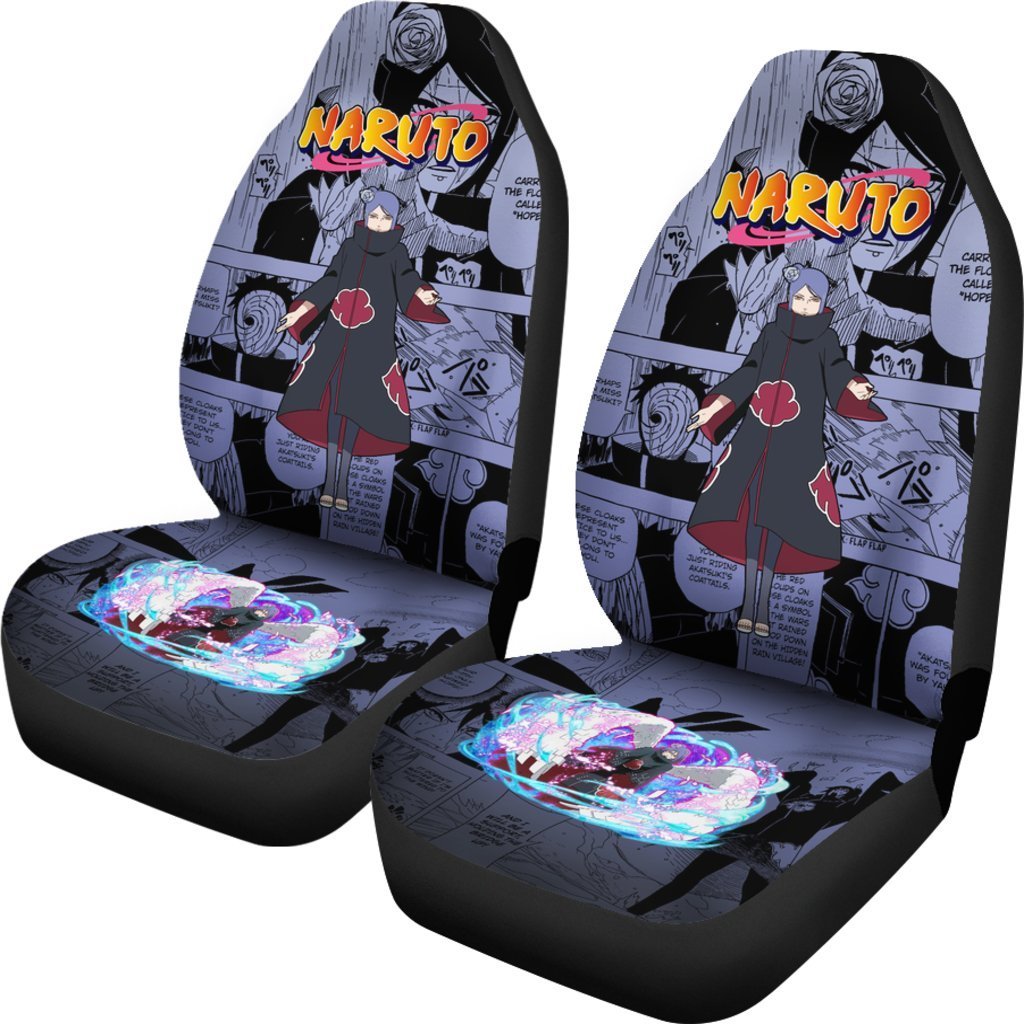 Konan NRT Car Seat Covers Custom Anime Car Accessories-Gear Wanta