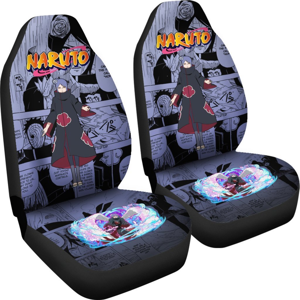 Konan NRT Car Seat Covers Custom Anime Car Accessories-Gear Wanta