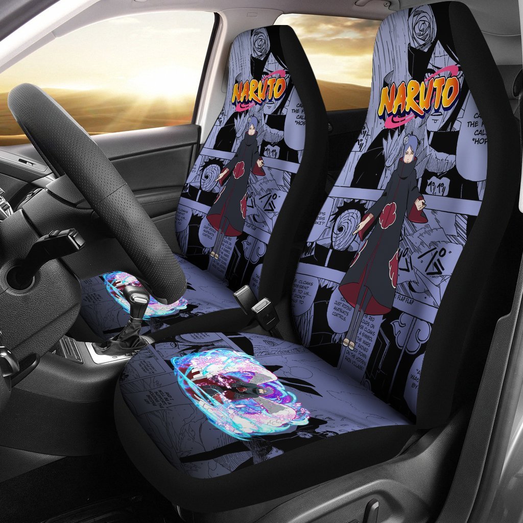 Konan NRT Car Seat Covers Custom Anime Car Accessories-Gear Wanta