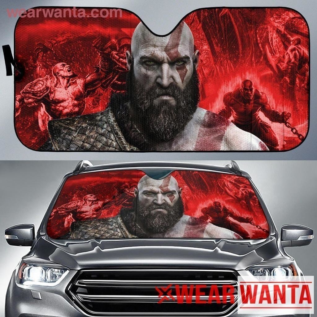 Kratos God Of War Car Sun Shade-Gear Wanta