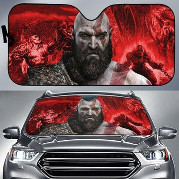 Kratos God Of War Car Sun Shade-Gear Wanta