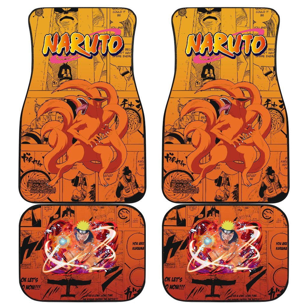 Kurama NRT Car Floor Mats Gift Anime-Gear Wanta