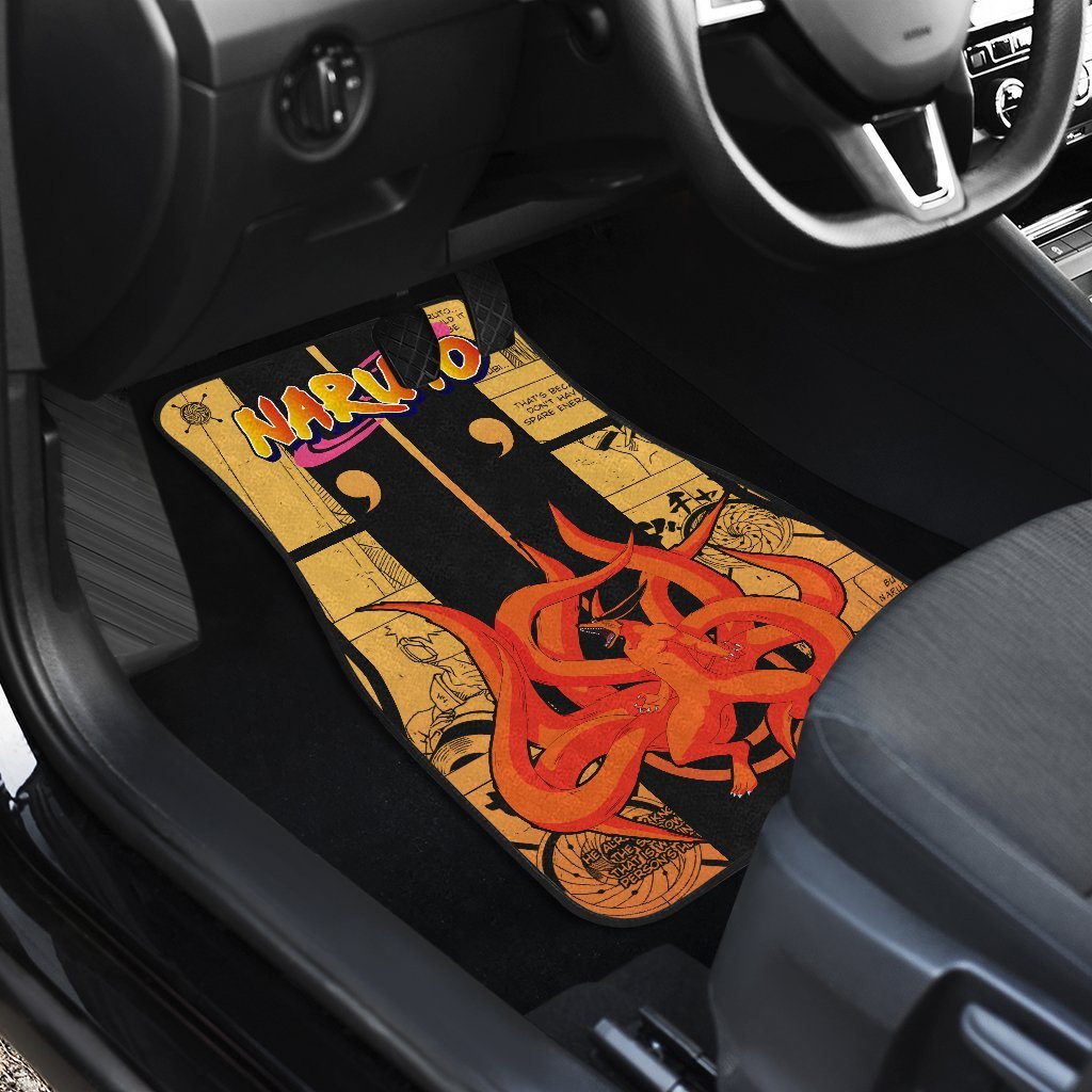 Kurama Nine Tails Car Floor Mats NRT Anime Car Accessories-Gear Wanta