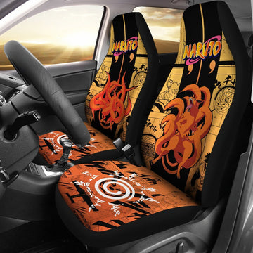 Kurama Nine-Tails Car Seat Covers NRT Anime Car Accessories-Gear Wanta