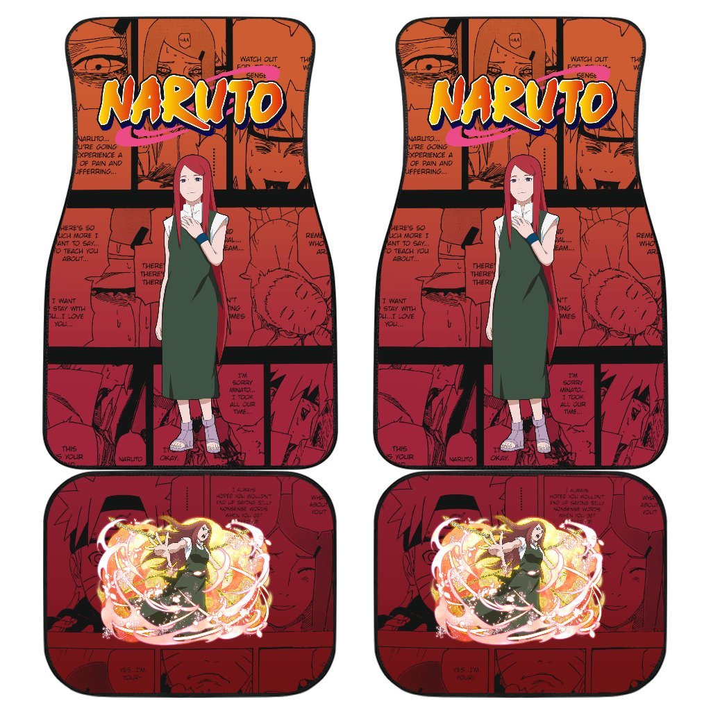 Kushina NRT Car Floor Mats Gift For Cool Fan Anime-Gear Wanta