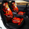 Kyojuro Rengoku Car Seat Covers Sun Breathing Demon Slayer Anime Car Accessories-Gear Wanta