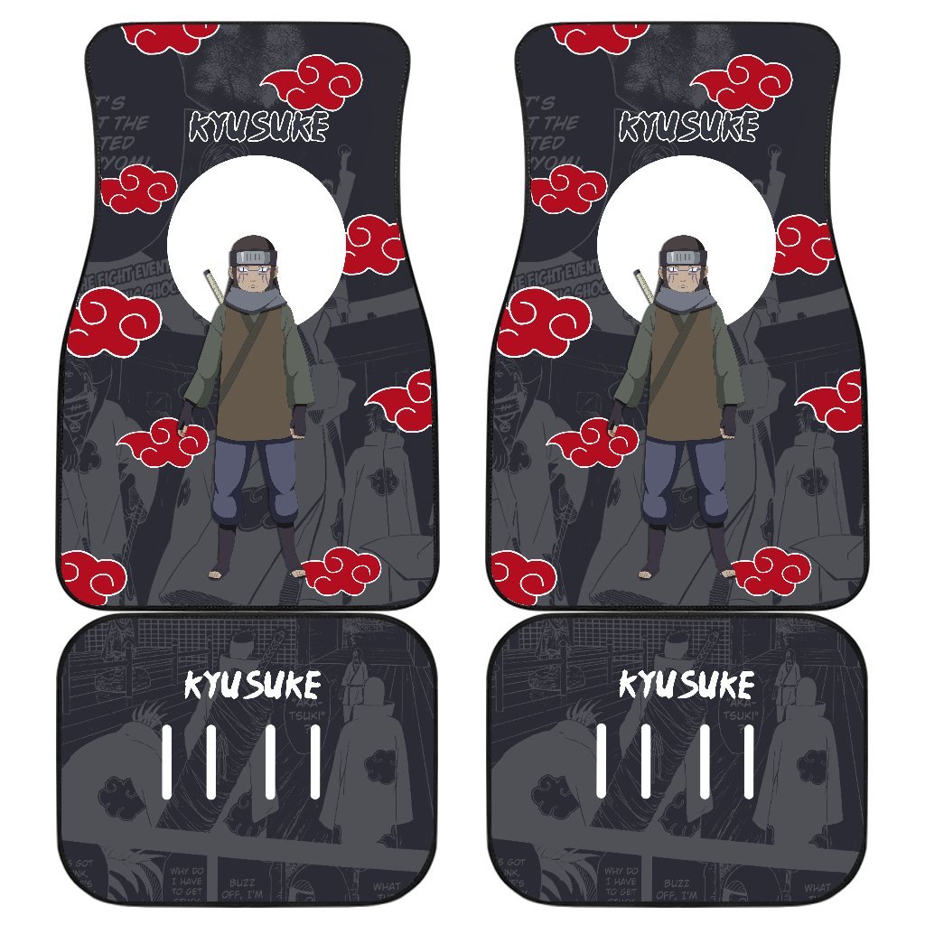 Kysuke NRT Akatsuki Members Car Floor Mats Anime-Gear Wanta