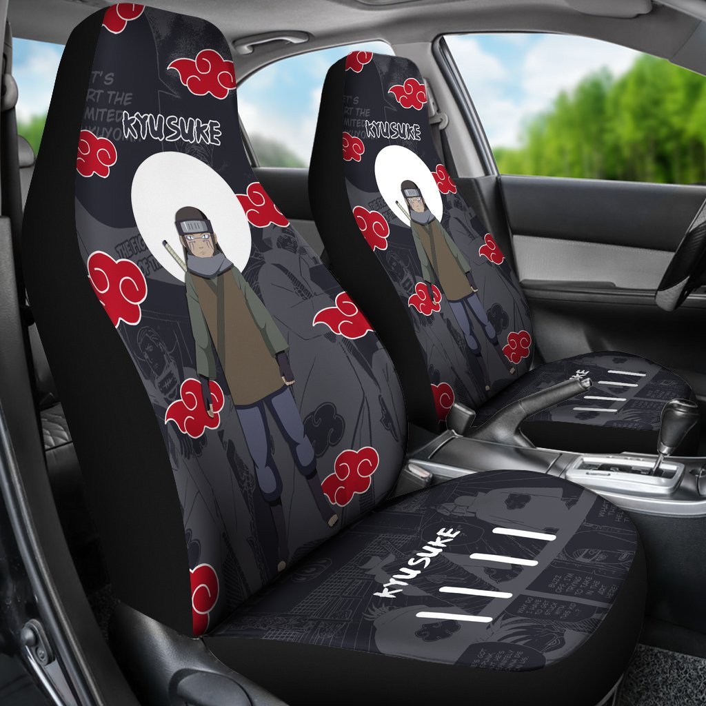 Kysuke NRT Akatsuki Members Car Seat Covers Custom Anime Car Accessories-Gear Wanta