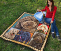 Labradoodle Dog Quilt Blanket Funny Mixed Dog Breed-Gear Wanta