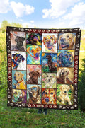 Labrador Dog Quilt Blanket Amazing-Gear Wanta