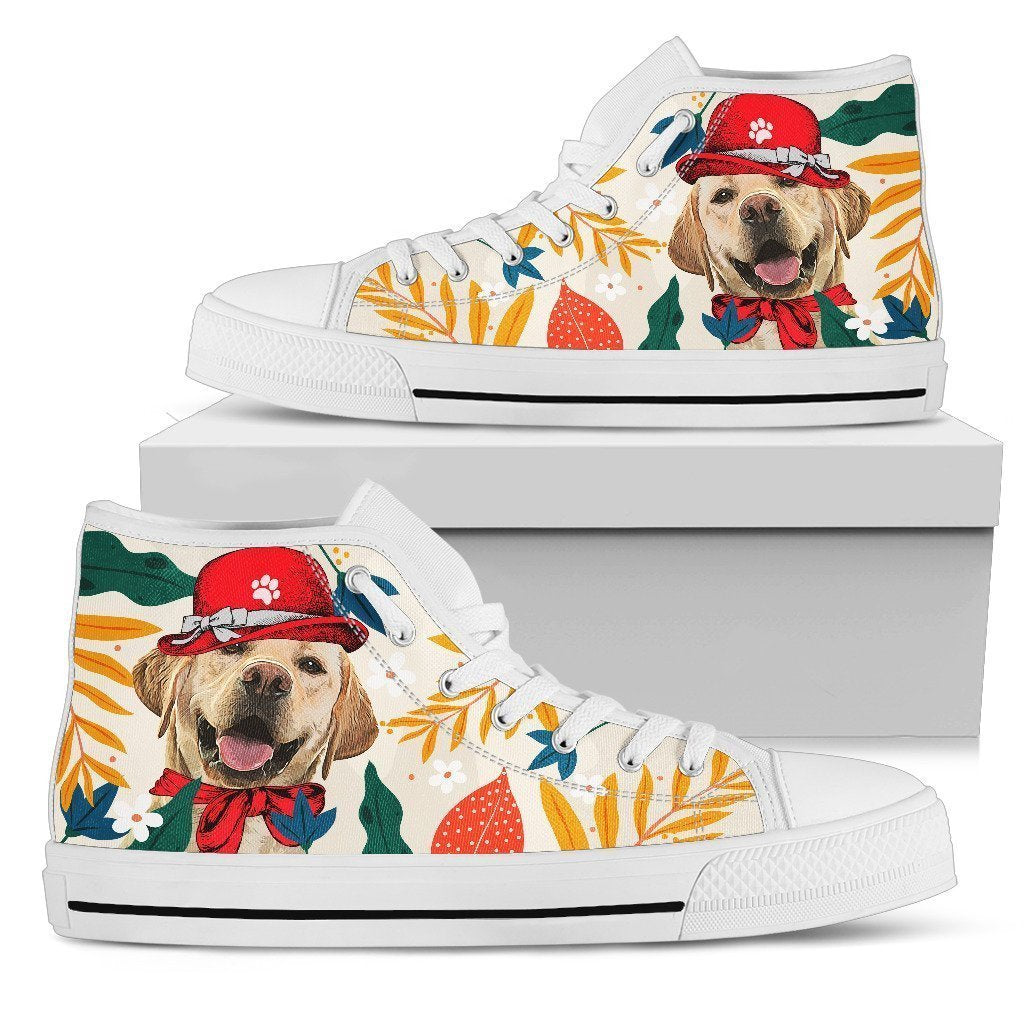 Labrador Retriever Dog Sneakers Women High Top Shoes Funny-Gear Wanta
