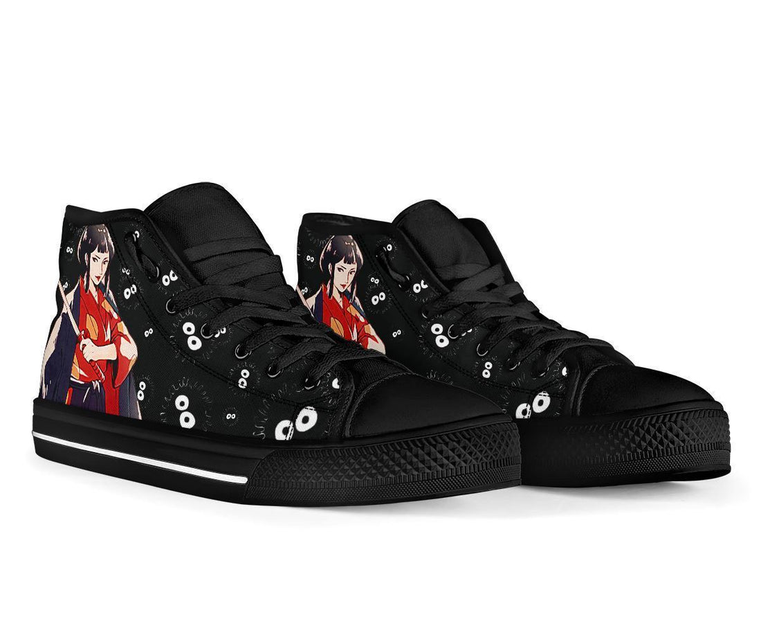 Lady Eboshi Sneakers Princess Mononoke High Top Shoes Ghibli Fan-Gear Wanta