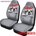 Lady French Bulldog Car Seat Covers Custom Frenchie Car Decoration-Gear Wanta