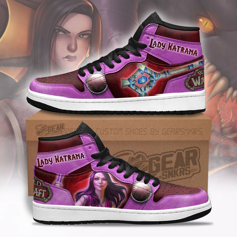 Lady Katrana World of Warcraft Shoes Custom For Fans-Gear Wanta