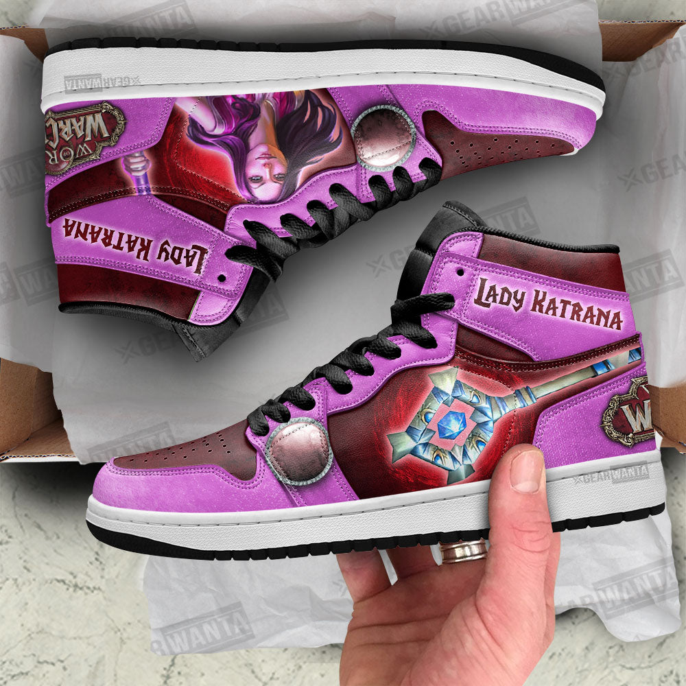 Lady Katrana World of Warcraft Shoes Custom For Fans-Gear Wanta