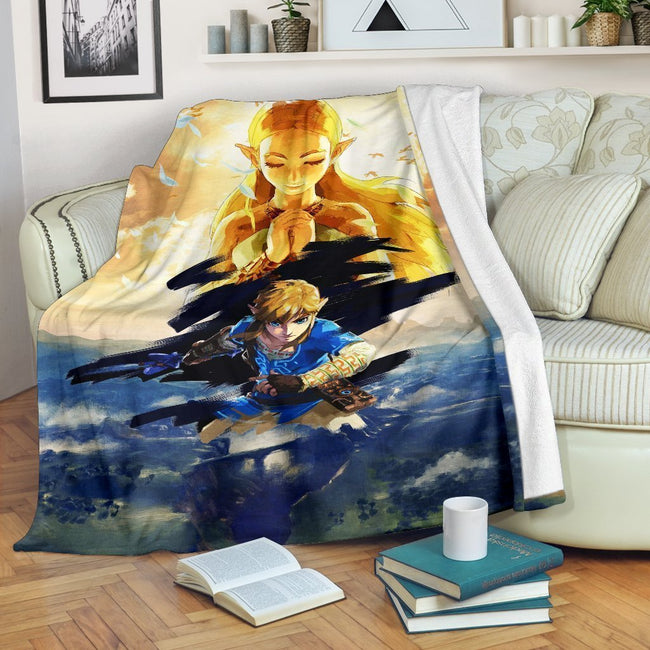 Legend Of Zelda Custom Blanket Breath Of The Wild Home Decoration-Gear Wanta
