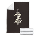 Legend Of Zelda Sword Symbol Fleece Blanket Fan Gift-Gear Wanta