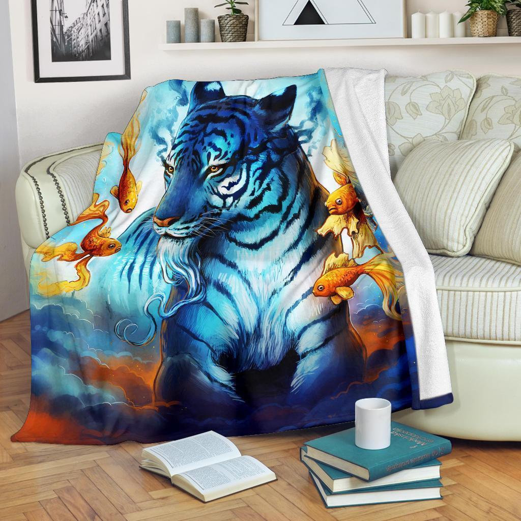 Legendary White Tiger Blanket Custom Home Decoration-Gear Wanta